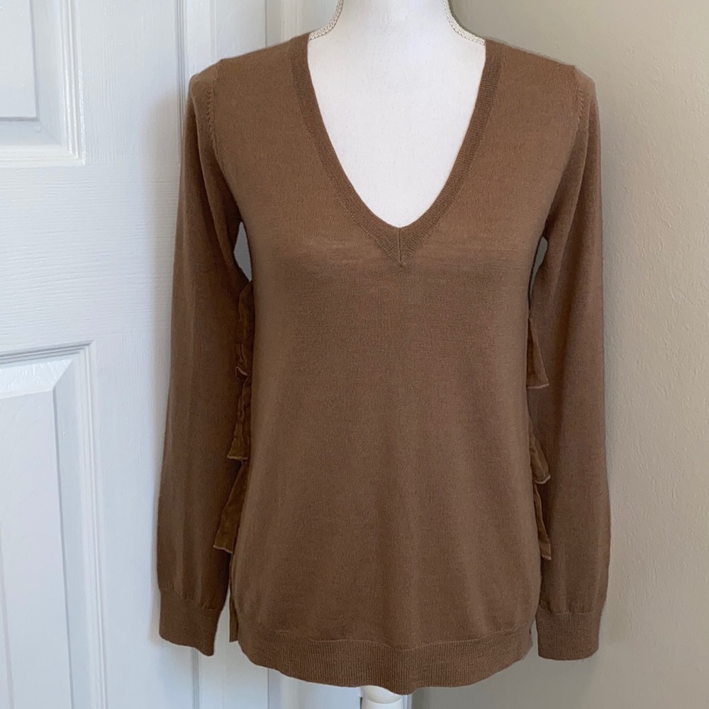 Twin-Set Simona Barbieri Long Sleeve Wool Sweater